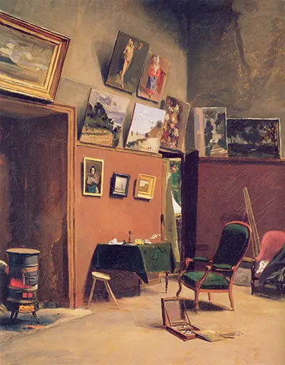 Studio in the Rue de Furstenberg Frederic Bazille